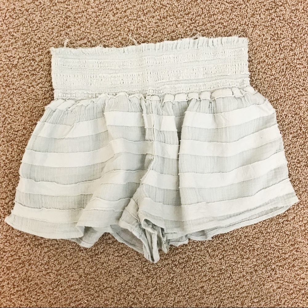 Sage Green Gauzey Free People Shorts